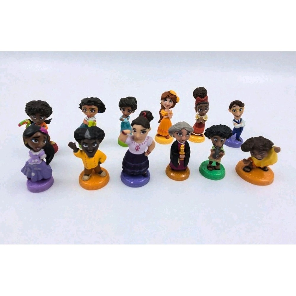 Disney Encanto Mi Familia 2" Figures Cake Toppers Complete Set of 12 Characters